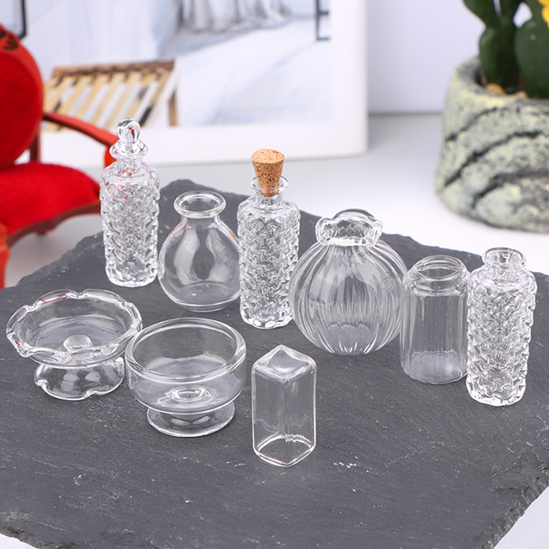 1:12 Dollhouse Miniature Glass - Home Decor Vase reseña y precio