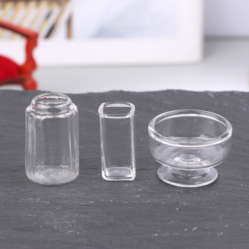 1:12 Dollhouse Miniature Glass - Home Decor Vase reseña y precio