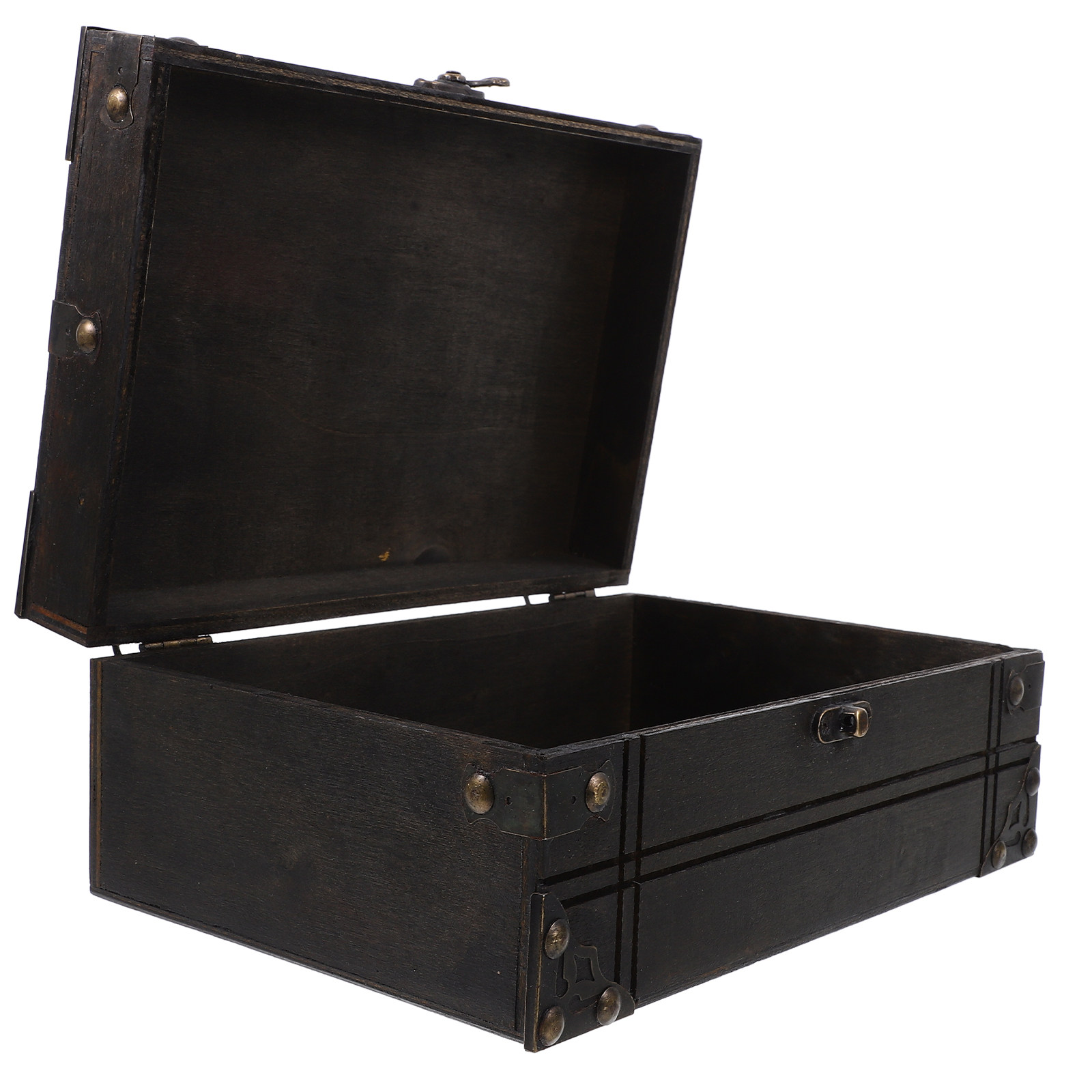Vintage Wooden Treasure Box Re - Home Decor Vintage reseña y precio