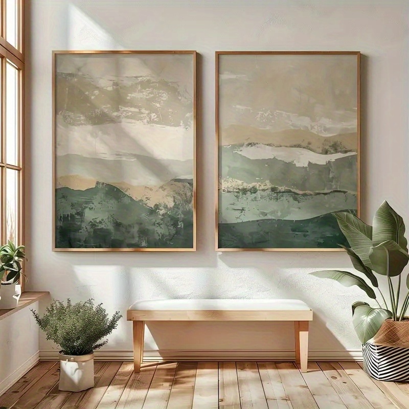 2pcs/set Wabi Sabi Abstract Ge - Home Decor Korea reseña y precio