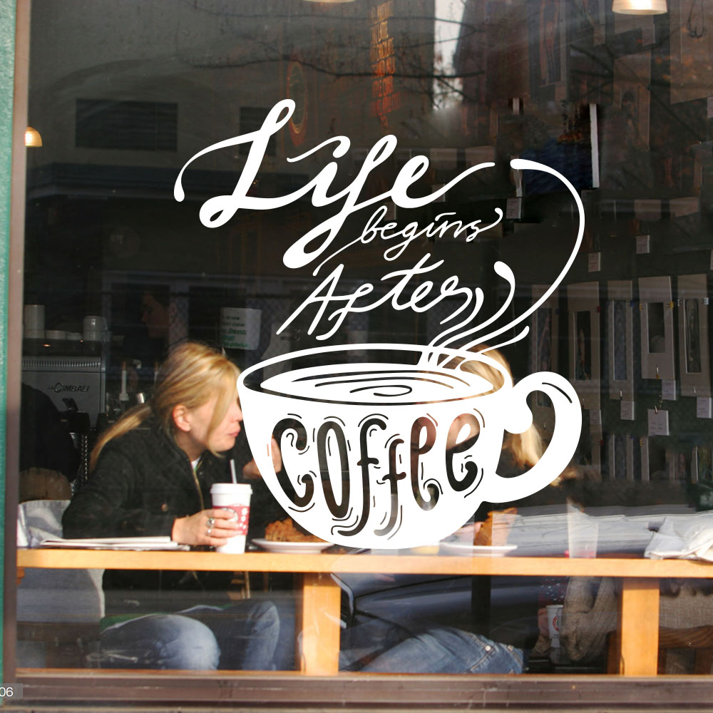 Life Begins After Coffee Mugs  - Home Decor Vinyl Flooring reseña y precio