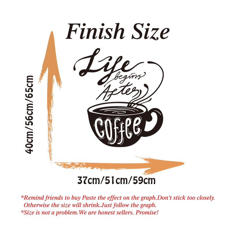 Life Begins After Coffee Mugs  - Home Decor Vinyl Flooring reseña y precio