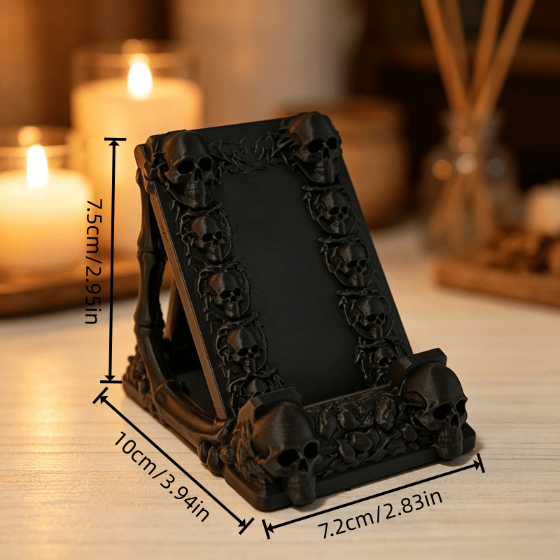 One 3D-printed Gothic skull ph - Home Decor Games Free reseña y precio