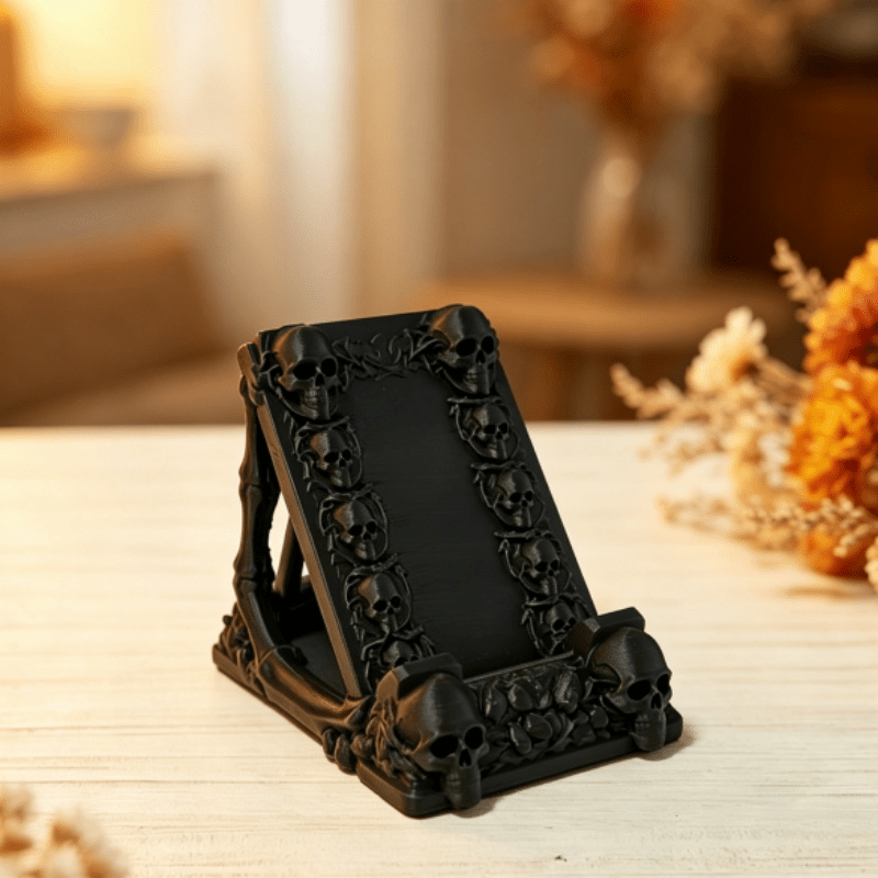 One 3D-printed Gothic skull ph - Home Decor Games Free reseña y precio