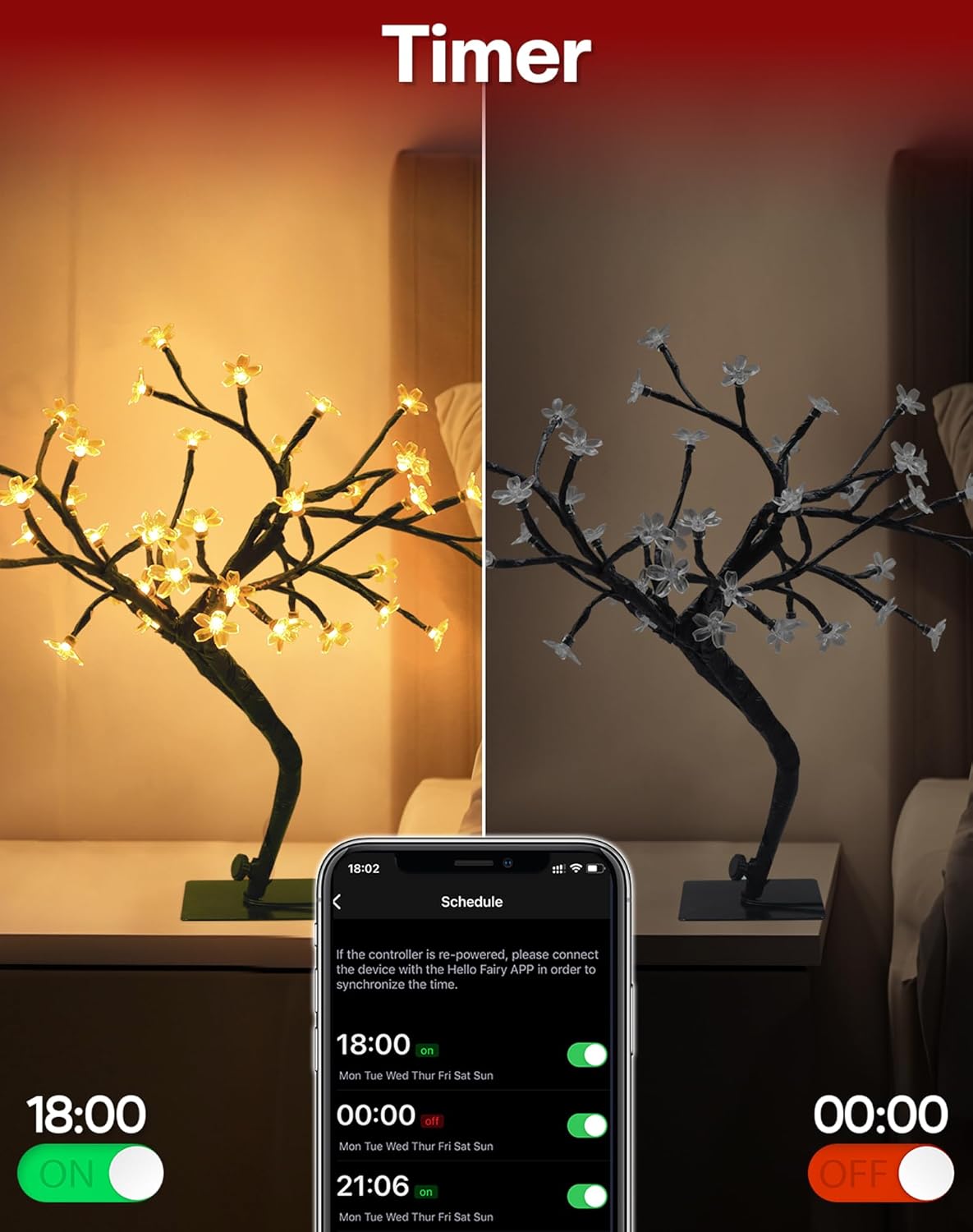 Smart USB Cherry Blossom Tree  - Home Decor App reseña y precio