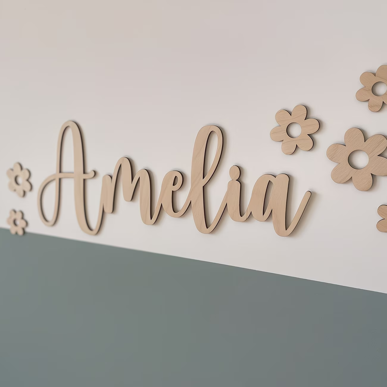 1pc personalized custom wooden - Home Decor Names reseña y precio