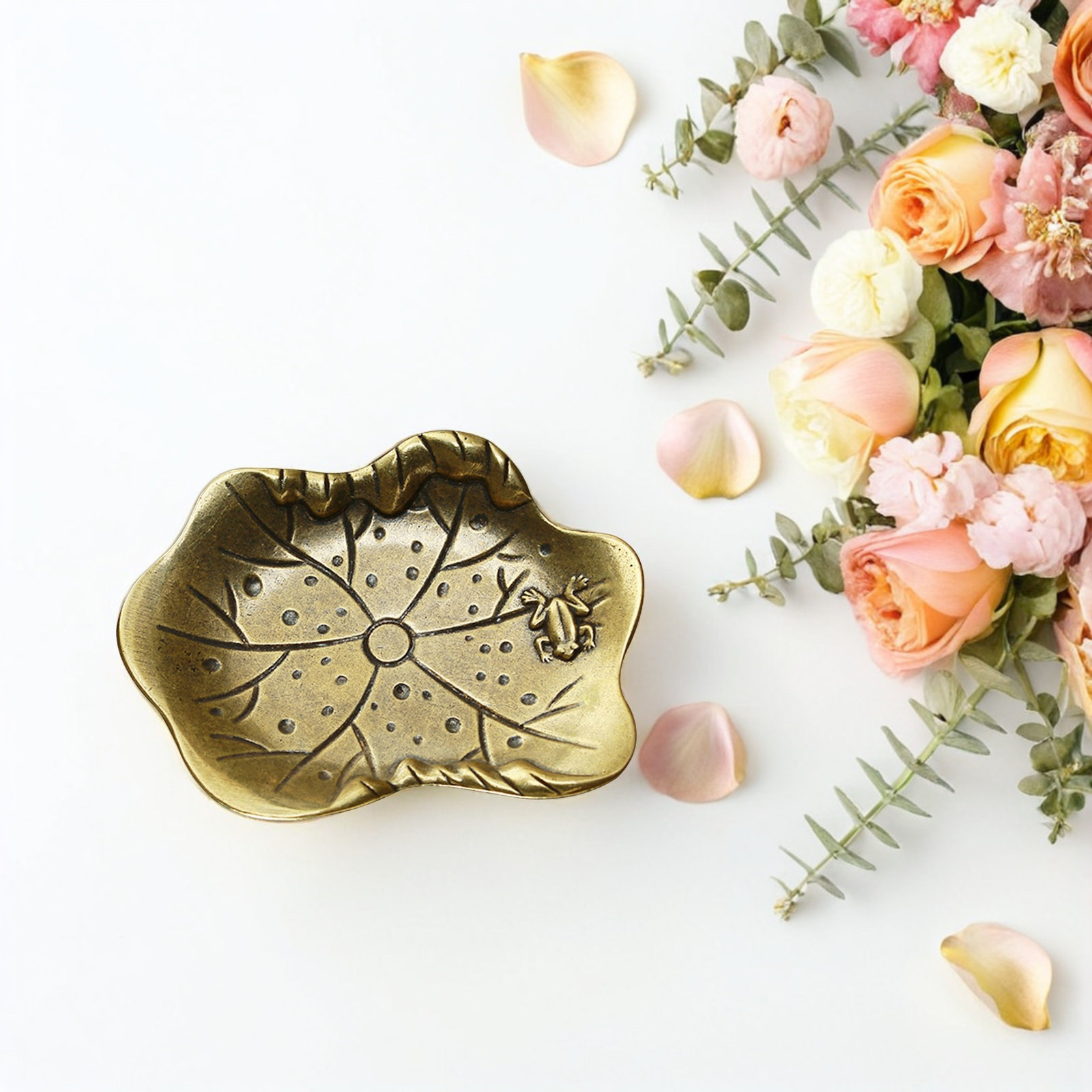 Vintage Leaf Jewelry Dish Prem - Home Decor Vintage reseña y precio