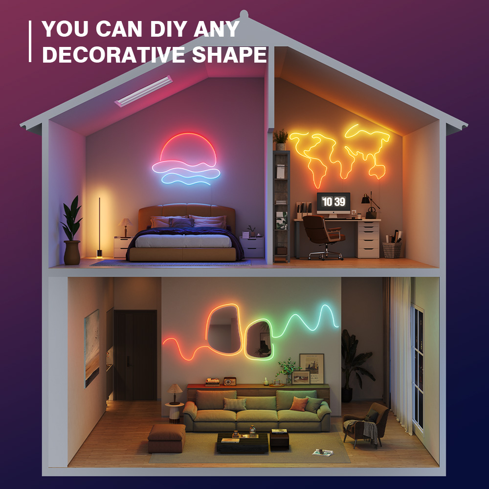 RGB 5V USB Neon Strip Light Wa - Home Decor App reseña y precio