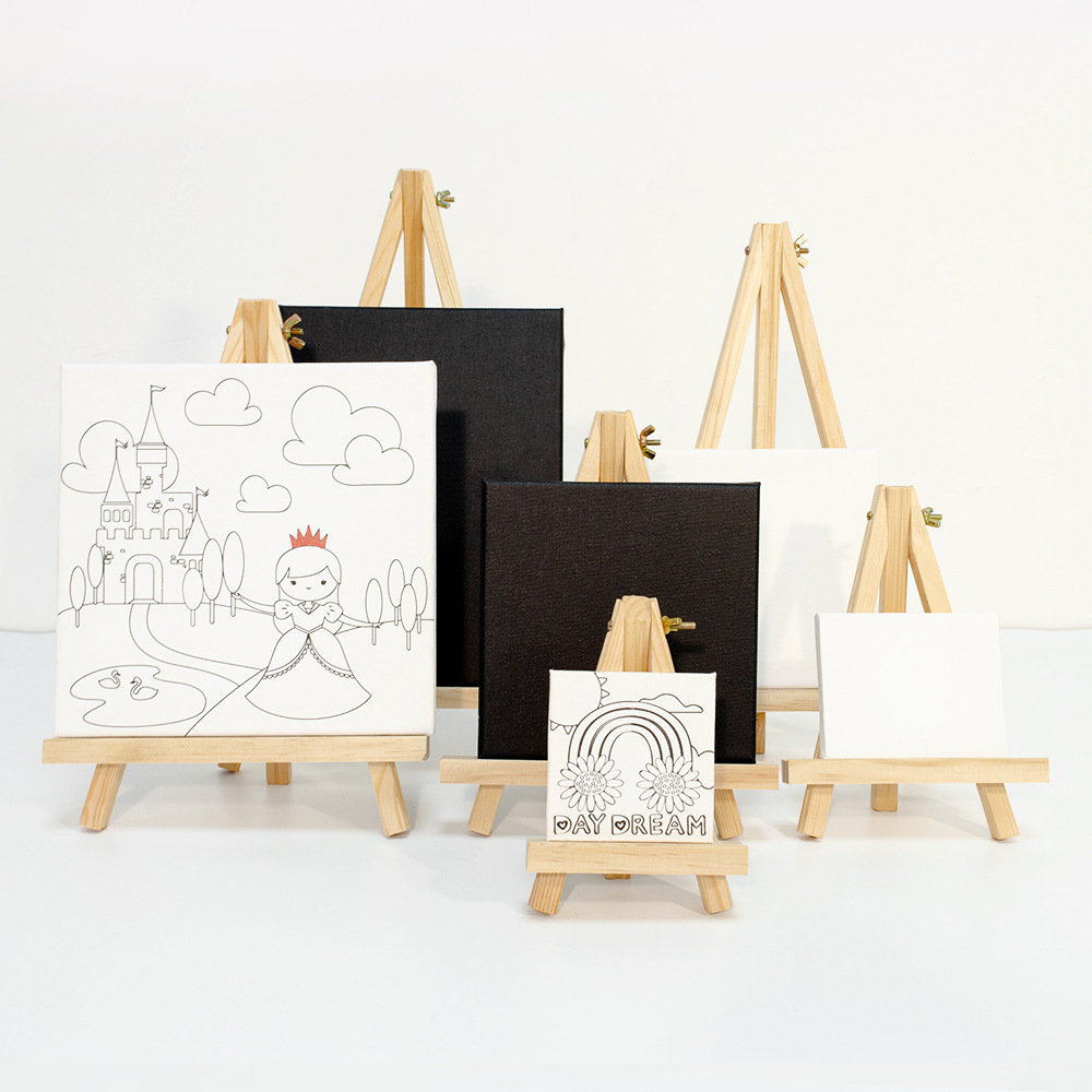 Mini Easel Artists Mini Shelf  - Canvas Painting reseña y precio