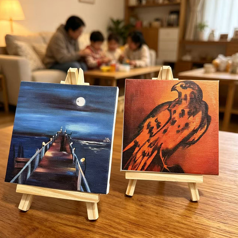 Mini Easel Artists Mini Shelf  - Canvas Painting reseña y precio