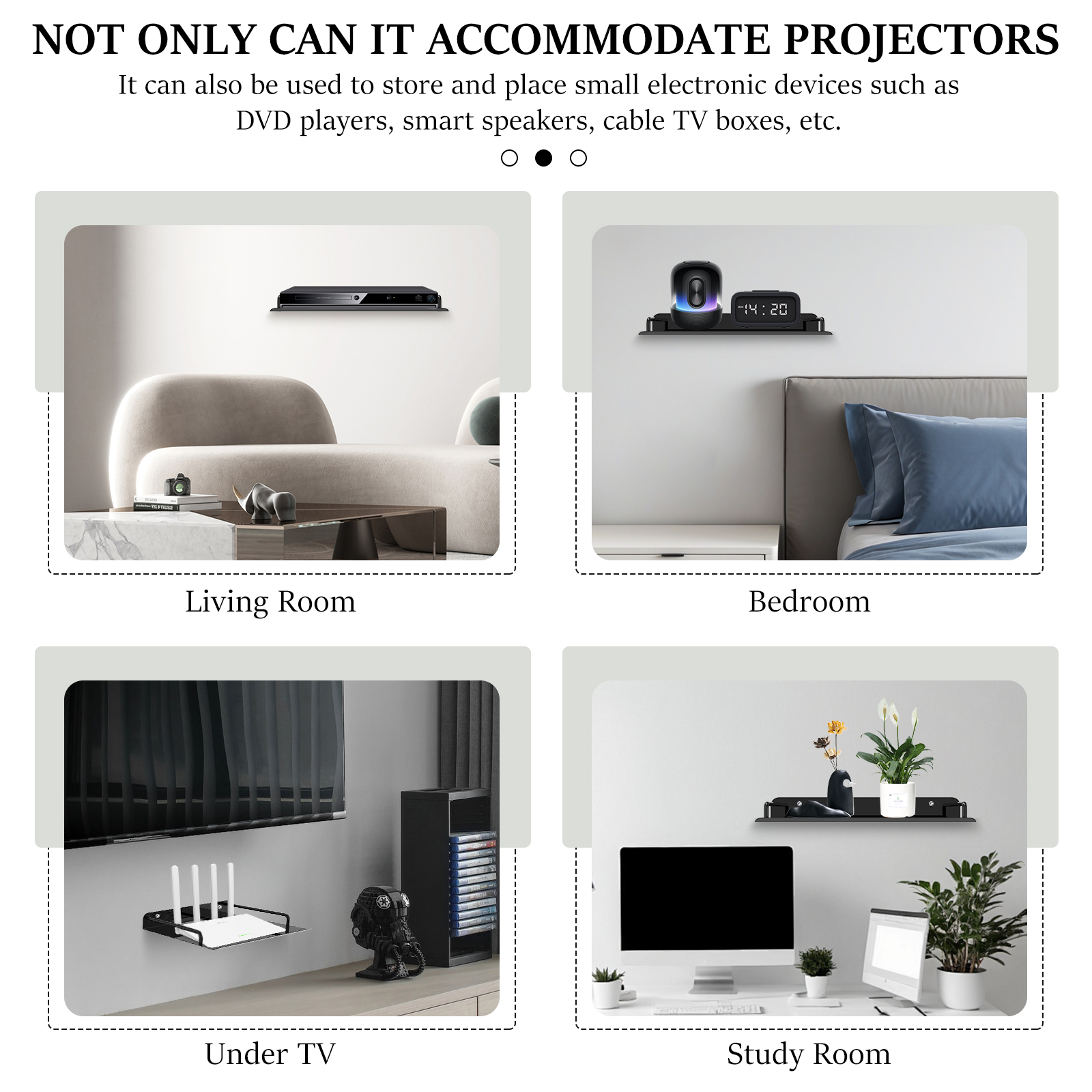Wall Mount Shelf Bracket  Floa - Floating Shelves reseña y precio
