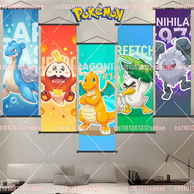Pokemon Scroll Painting Dragon - Canvas Painting reseña y precio