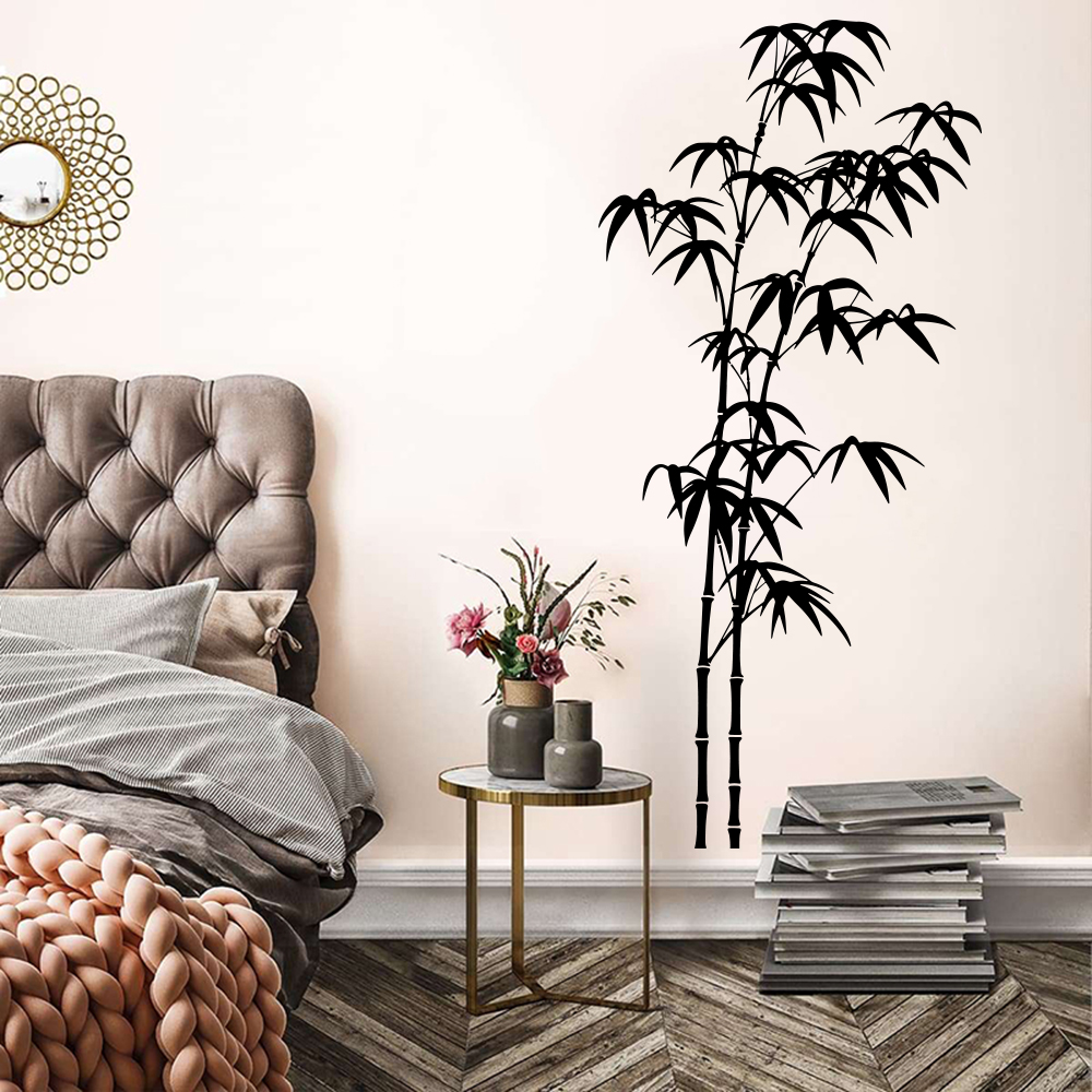 Large Bamboo Tree Wall Sticker - Home Decor Vinyl Flooring reseña y precio