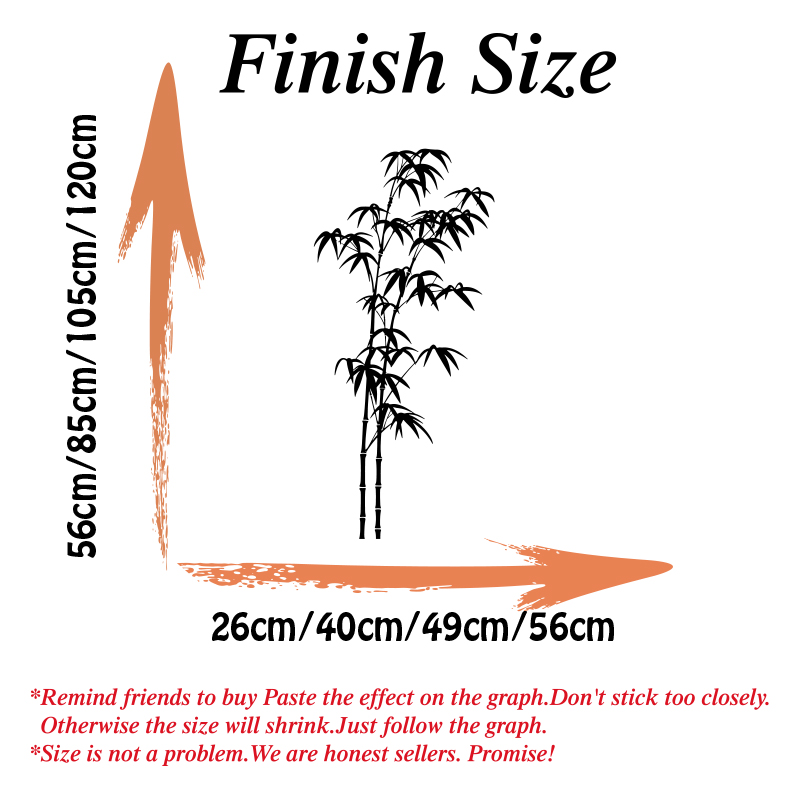 Large Bamboo Tree Wall Sticker - Home Decor Vinyl Flooring reseña y precio