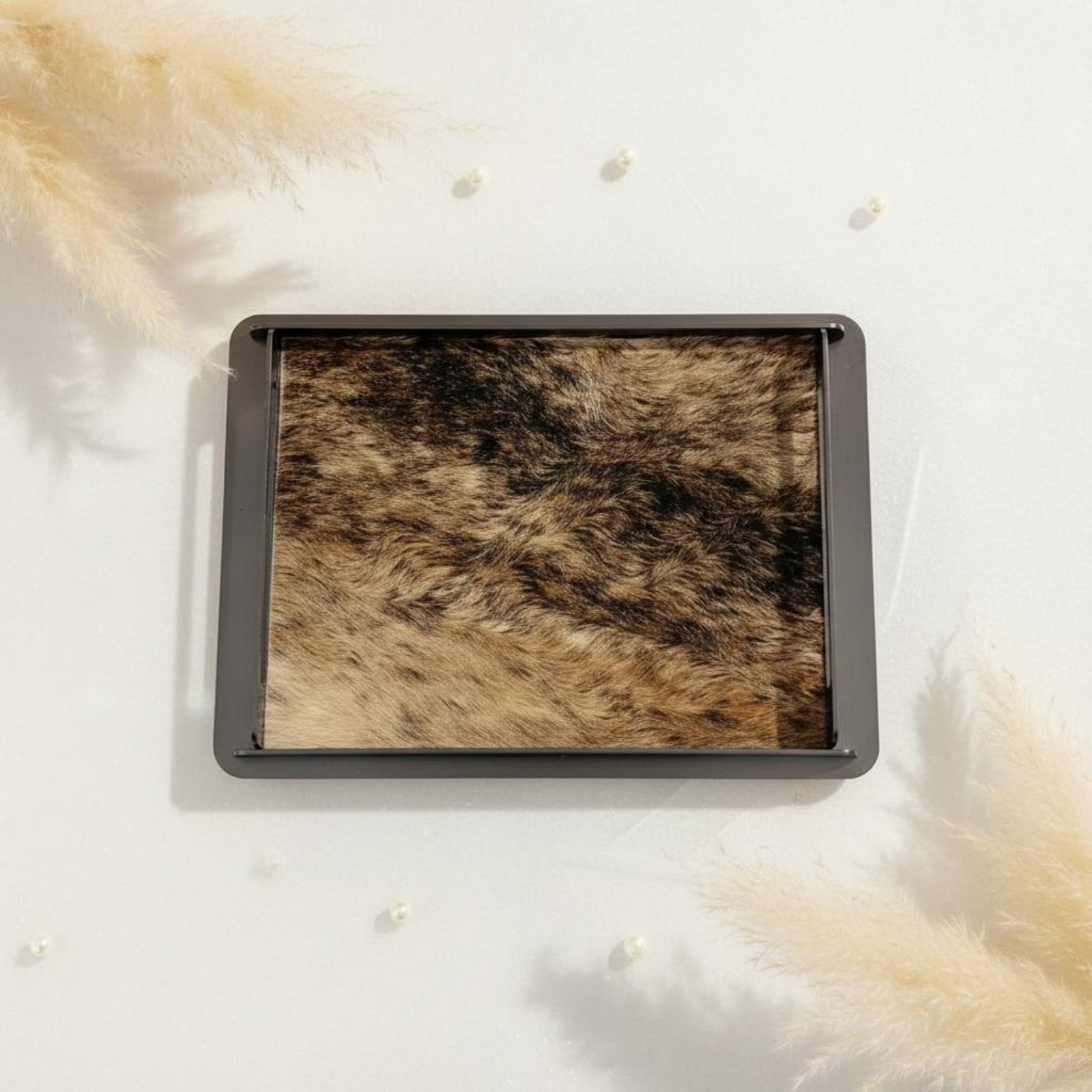 Horsehair Decorative Tray Crea - Home Decor Frames reseña y precio