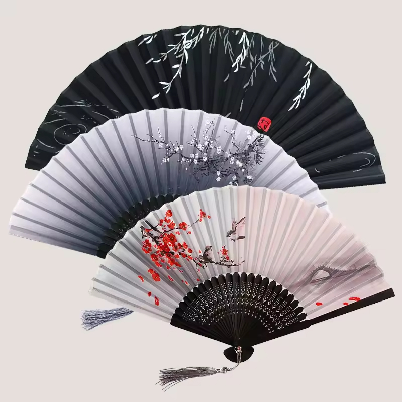 Folding Hand Fan Weddings Trad - Home Decor Korea reseña y precio