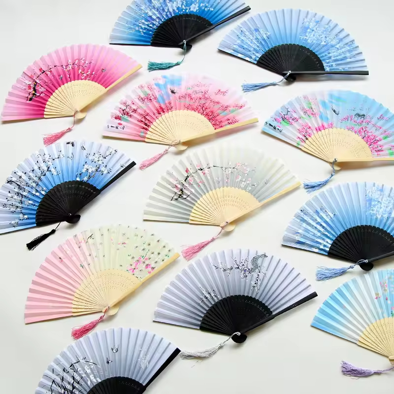 Folding Hand Fan Weddings Trad - Home Decor Korea reseña y precio