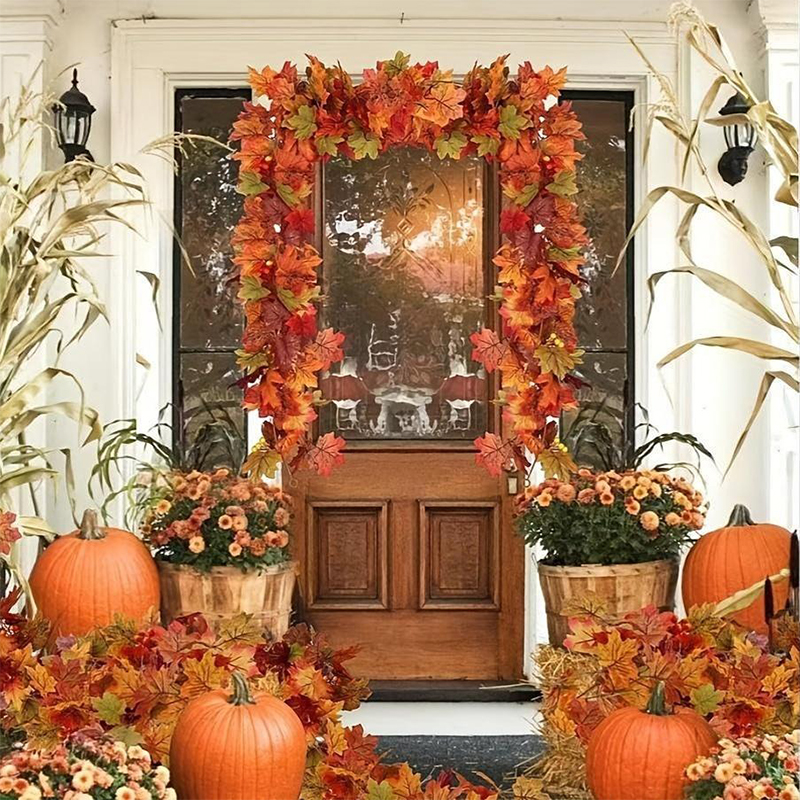 2M Artificial Fall Maple Leaf  - Victory Home Decor reseña y precio