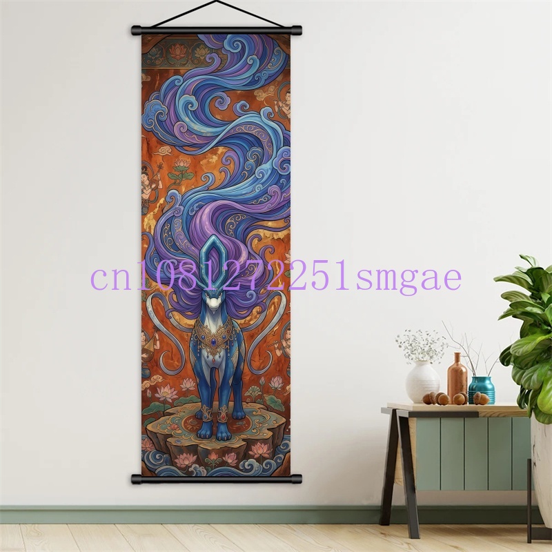 Pokemon Anime Poster Scroll Pa - Canvas Painting reseña y precio