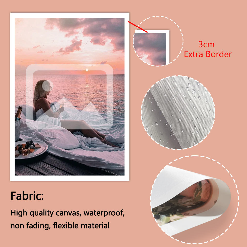 1 Pc Customized Photo Canvas w - Home Decor Frames reseña y precio