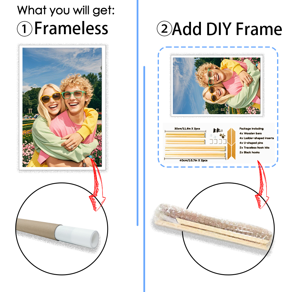 1Pc Custom All Size Canvas Pri - Home Decor Frames reseña y precio