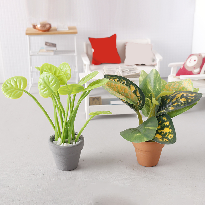 1/12 Dollhouse Miniature Plant - Home Decor Garden reseña y precio