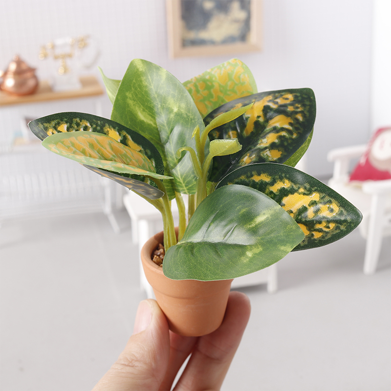 1/12 Dollhouse Miniature Plant - Home Decor Garden reseña y precio