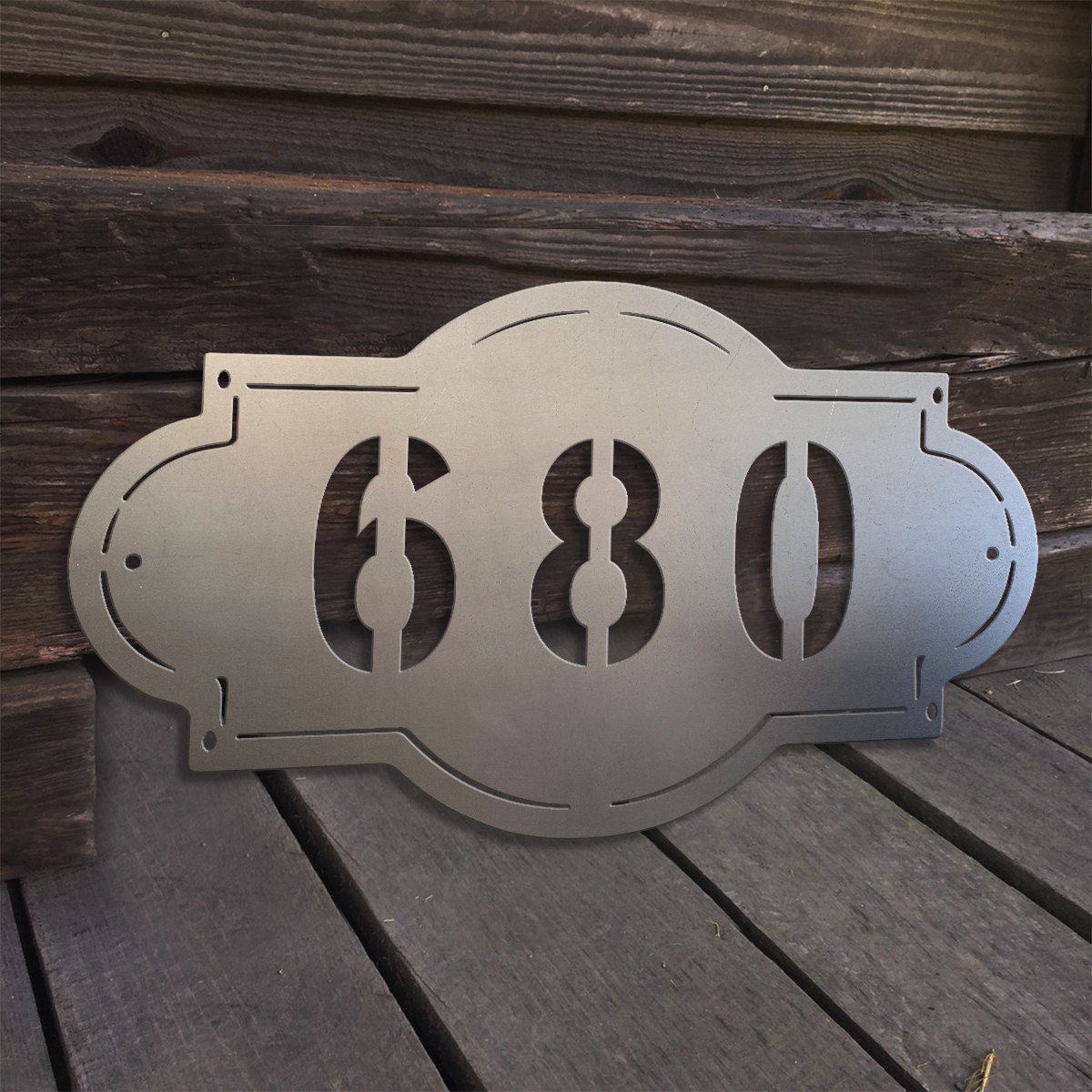 1pc Custom Number Metal Wall D - Home Decor Garden reseña y precio