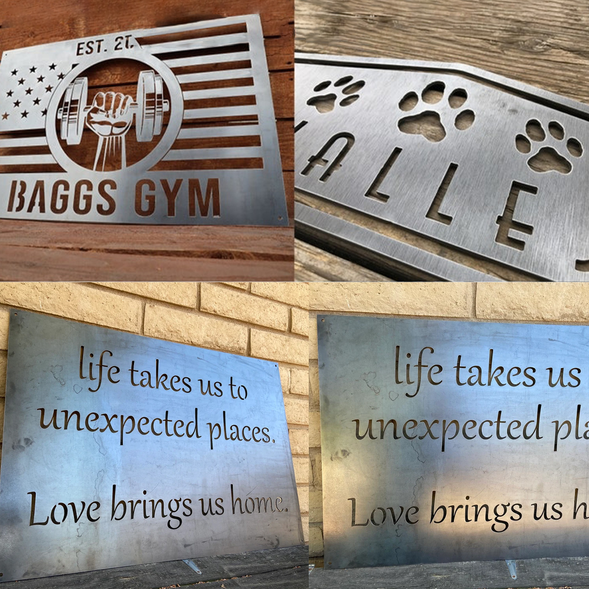 1pc Custom Number Metal Wall D - Home Decor Garden reseña y precio