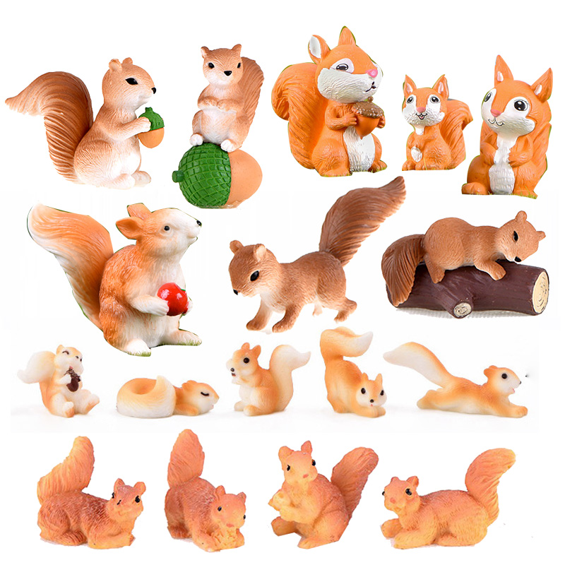 Forest Simulated Squirrel Mini - Home Decor Korea reseña y precio