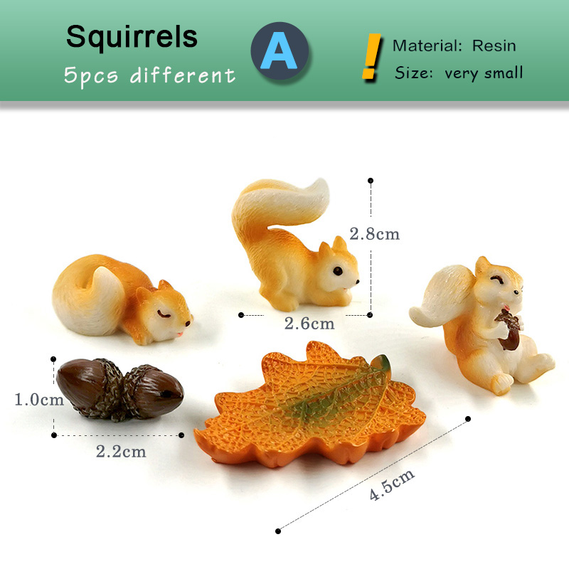 Forest Simulated Squirrel Mini - Home Decor Korea reseña y precio