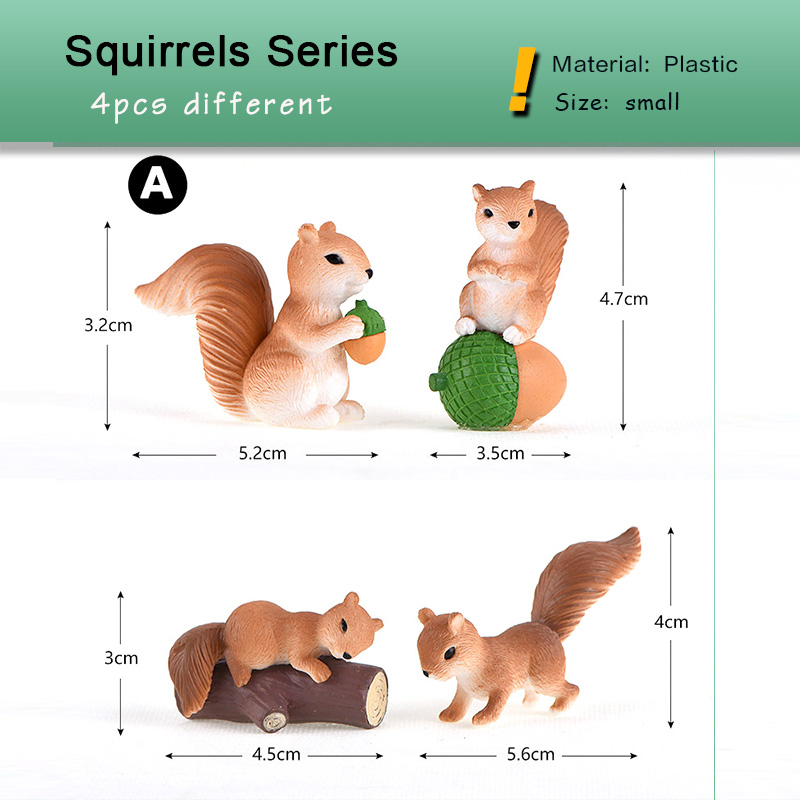 Forest Simulated Squirrel Mini - Home Decor Korea reseña y precio