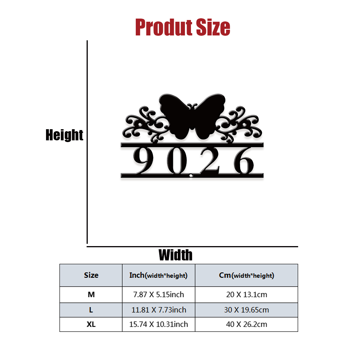1Pc Custom butterfly Metal Str - Home Decor Garden reseña y precio