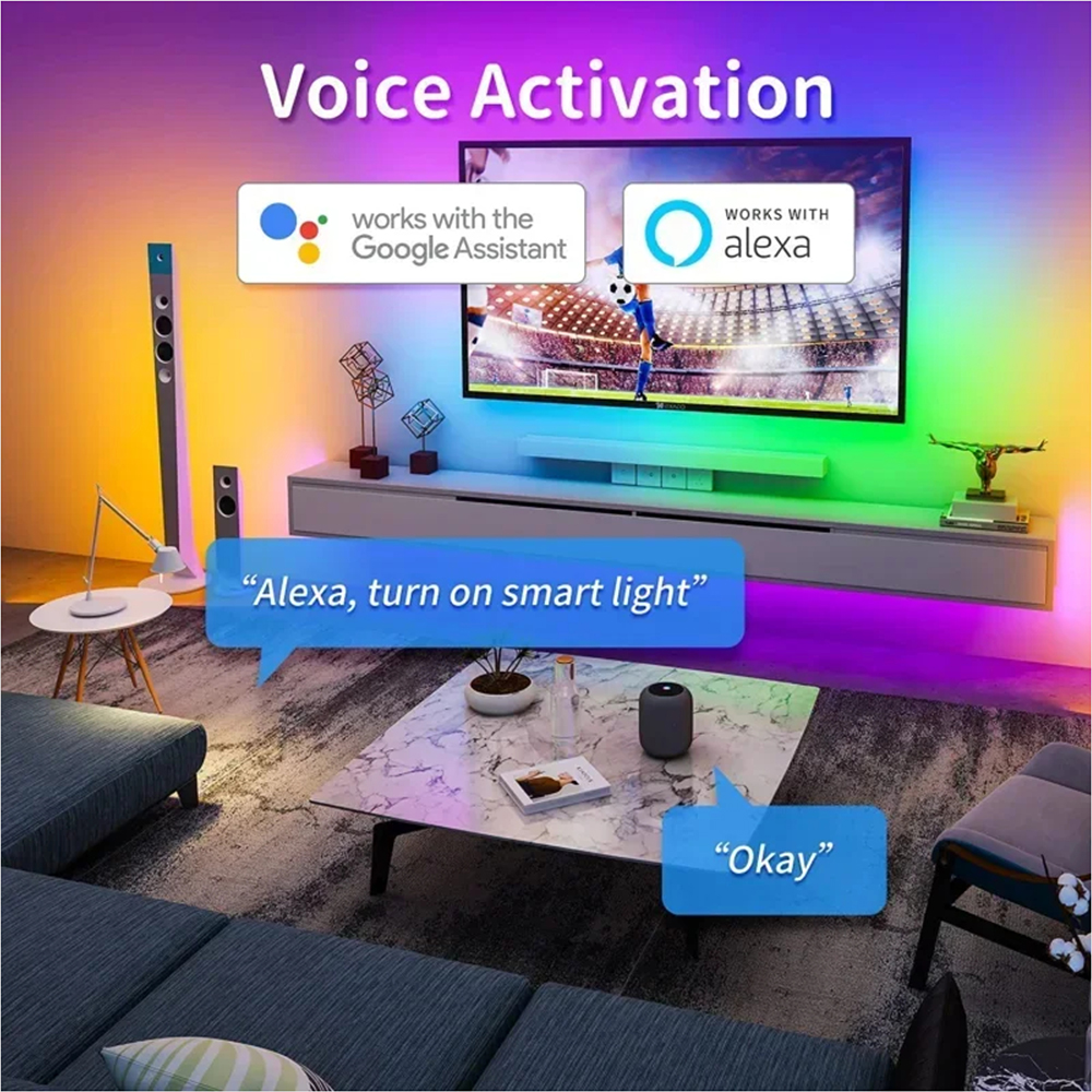 Tuya WiFi WS2811 RGBIC COB LED - Home Decor App reseña y precio