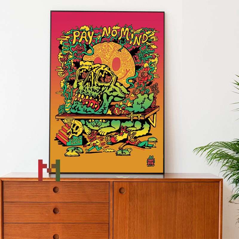Killer Acid Art Decor Canvas P - Home Decor Za reseña y precio