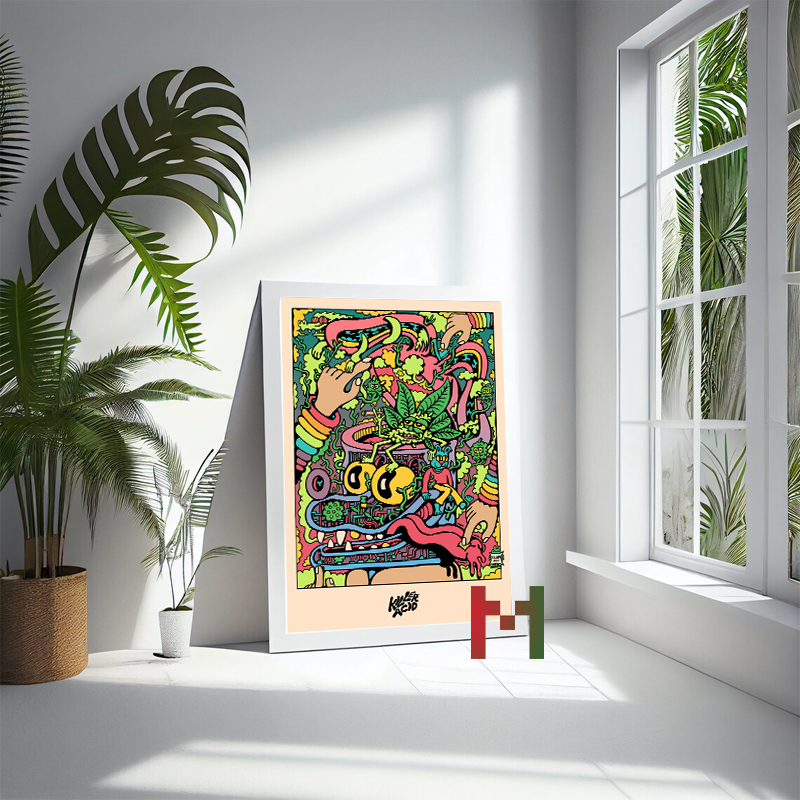 Killer Acid Art Decor Canvas P - Home Decor Za reseña y precio