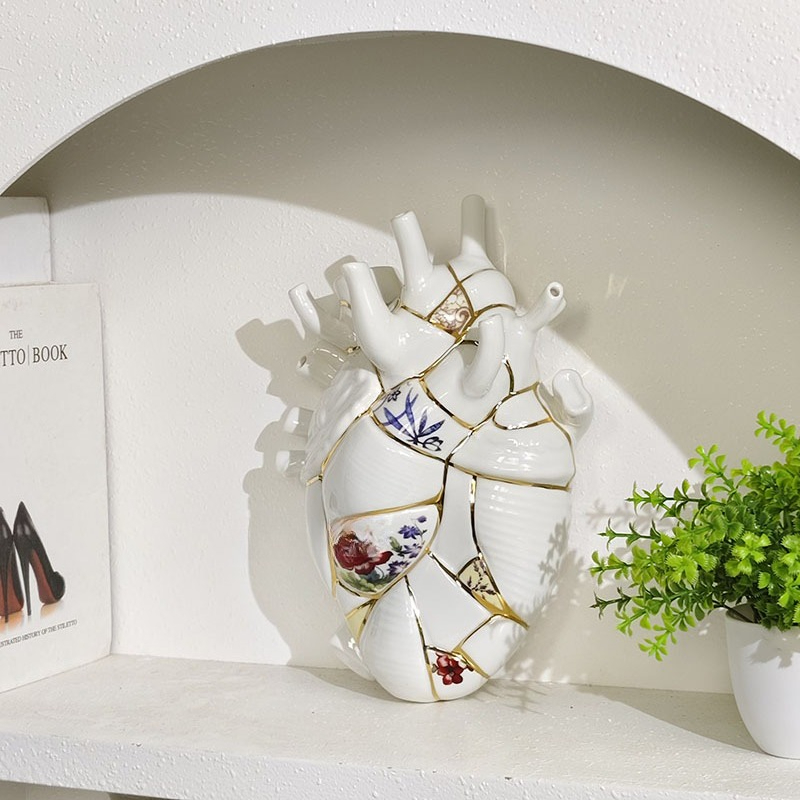 Heart vase Living room wine ca - Home Decor Vase reseña y precio
