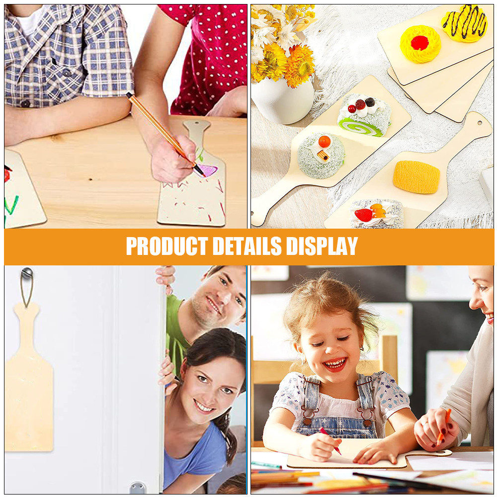 6Pcs Small Wood Cutting Boards - Home Decor Painting reseña y precio