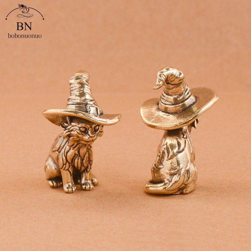 Cute sorcerer Cat Small Statue - Home Decor Korea reseña y precio