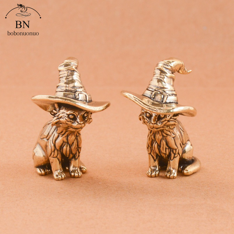 Cute sorcerer Cat Small Statue - Home Decor Korea reseña y precio