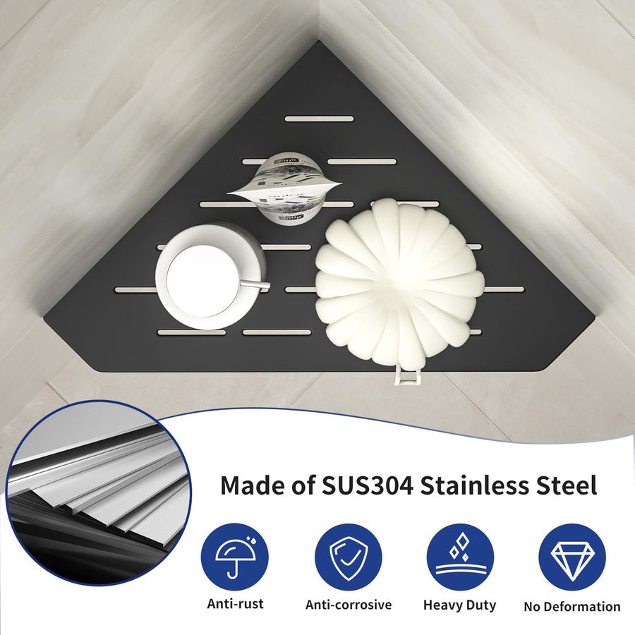 Shower Shelf 10 Matte Black 30 - Floating Shelves reseña y precio