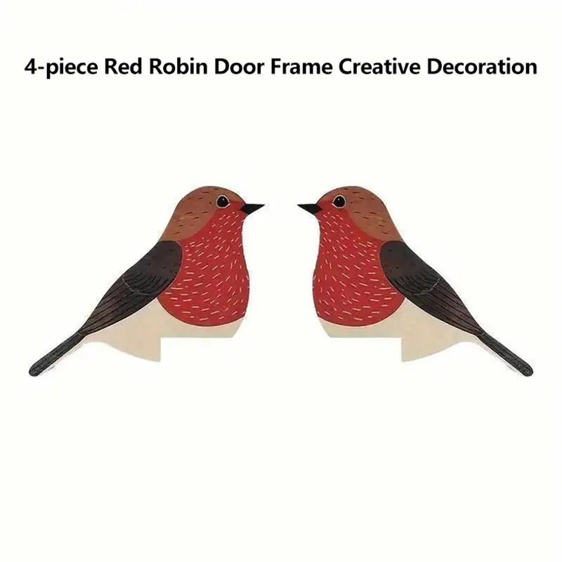 4-piece Bohemian Wooden Bird O - Home Decor Frames reseña y precio
