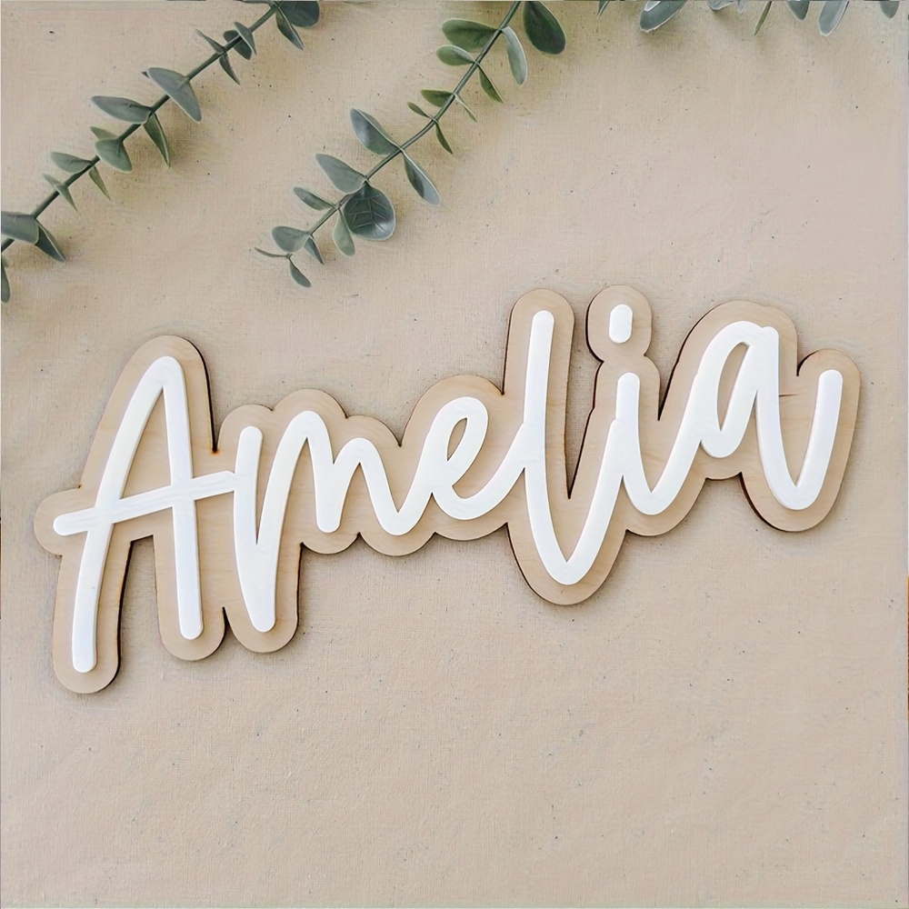 Customizable Double-Layered Wo - Home Decor Names reseña y precio