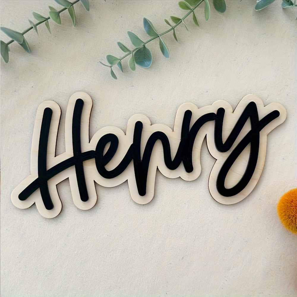 Customizable Double-Layered Wo - Home Decor Names reseña y precio