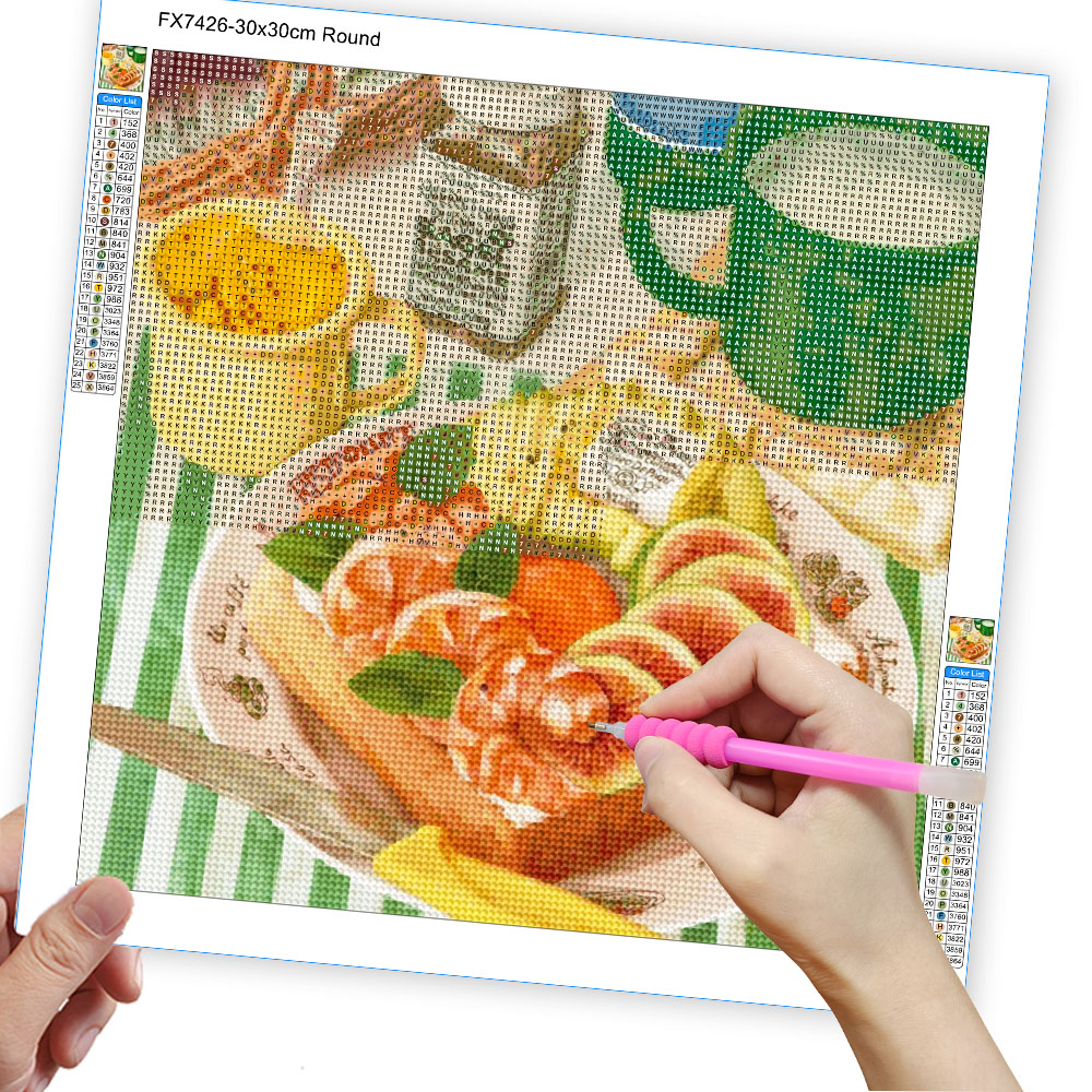 5D DIY Cake Dessert Diamond Pa - Home Decor Korea reseña y precio