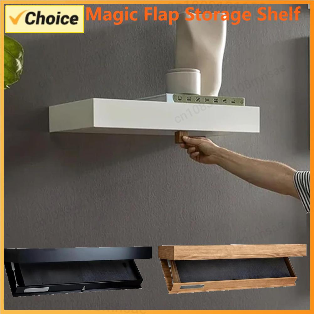 Magic Flap Wooden Shelf with S - Floating Shelves reseña y precio
