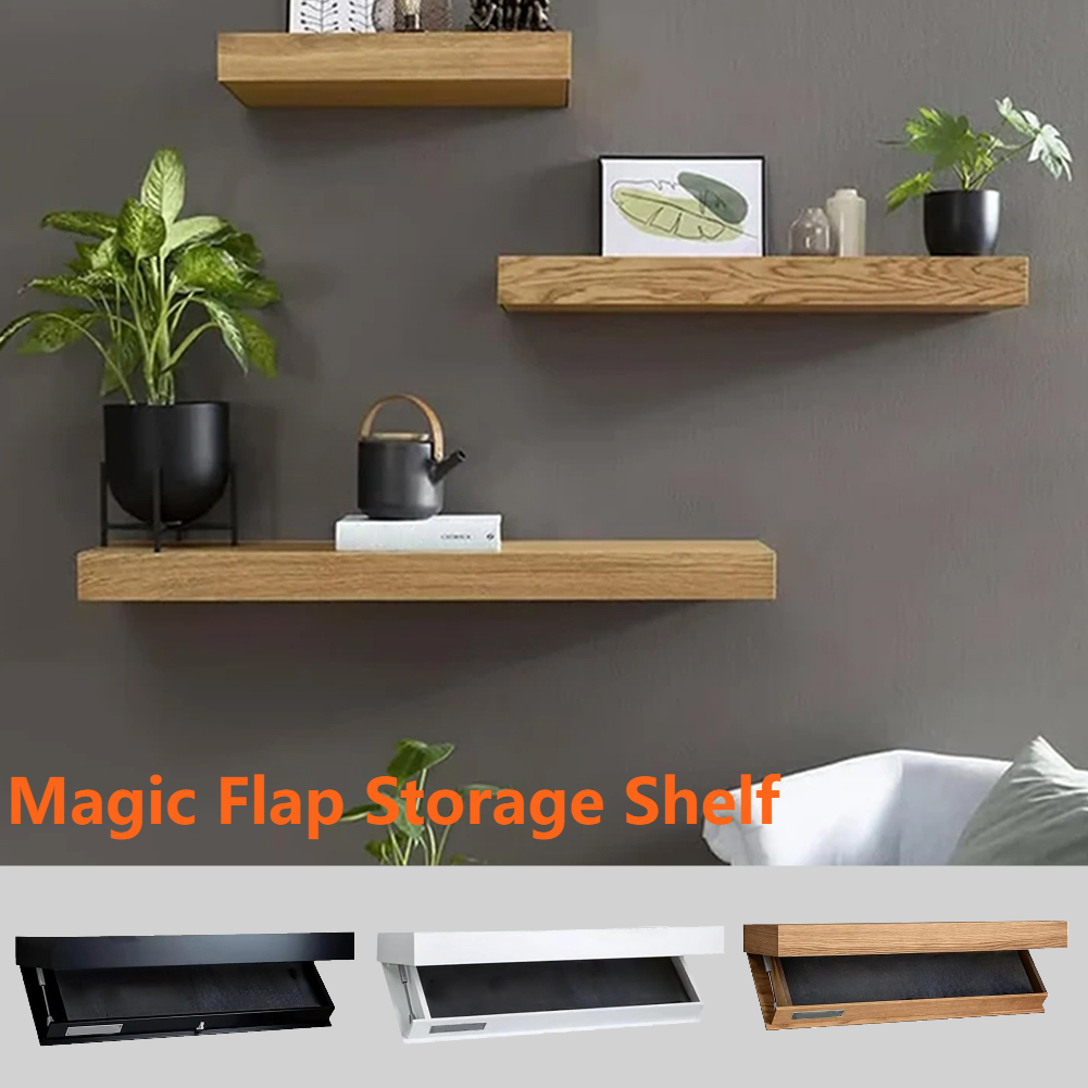 Magic Flap Wooden Shelf with S - Floating Shelves reseña y precio