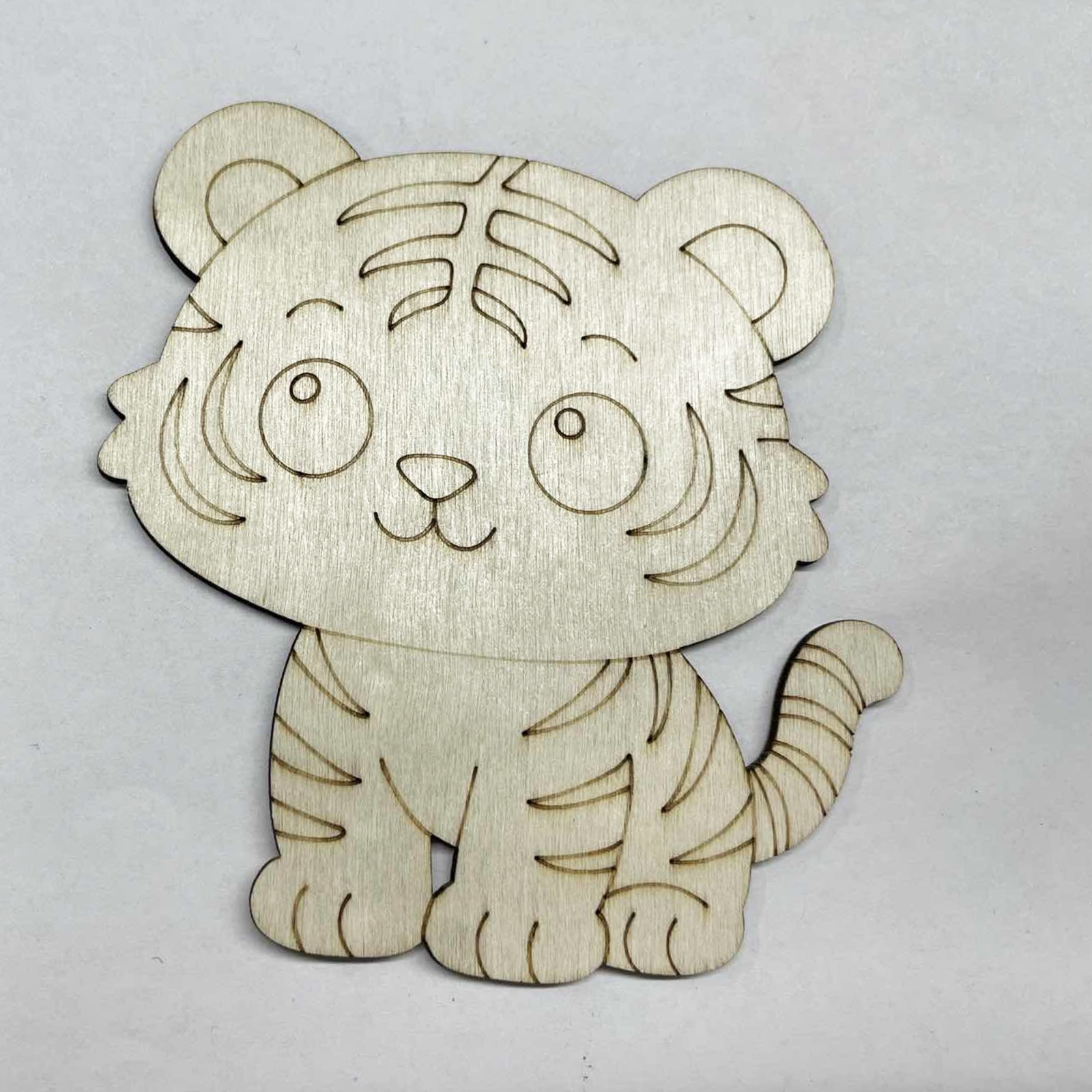 10 Pcs/set Tiger Animal Unfini - Home Decor In reseña y precio