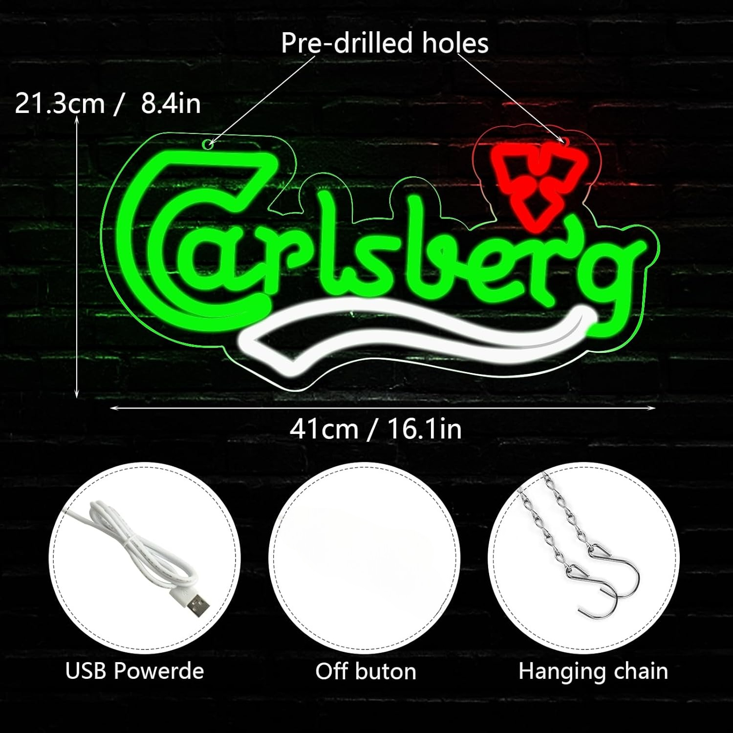 Beer Neon Sign Business USB Le - Home Decor Garden reseña y precio