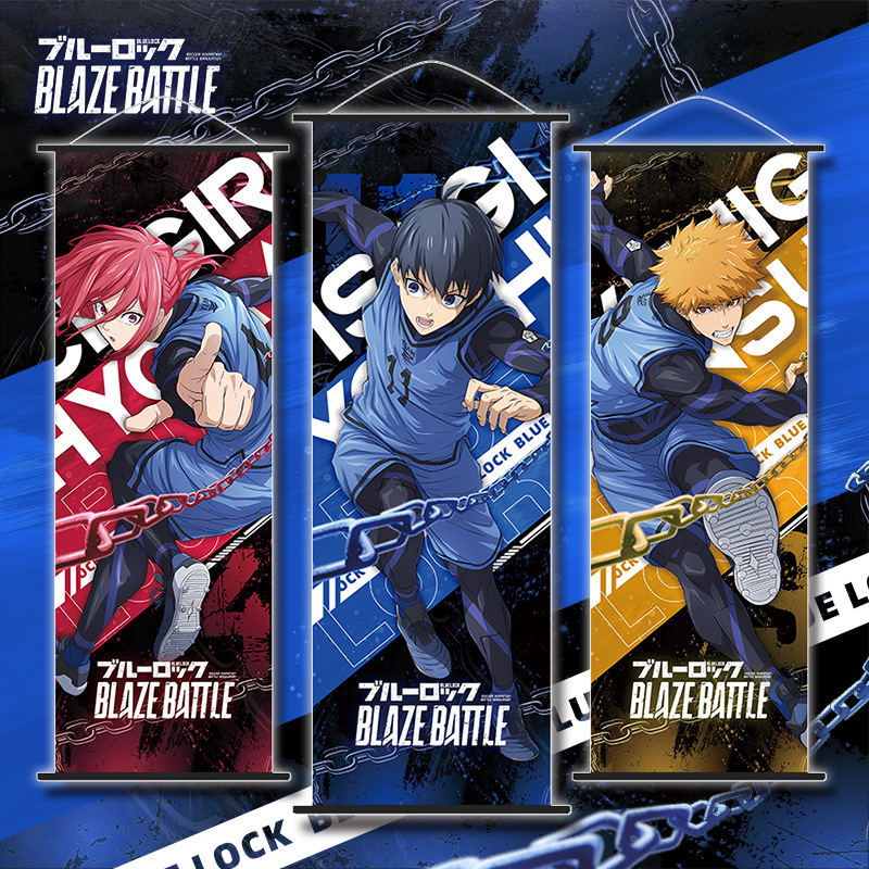 Anime Blue Lock Scroll Canvas  - Home Decor Painting reseña y precio